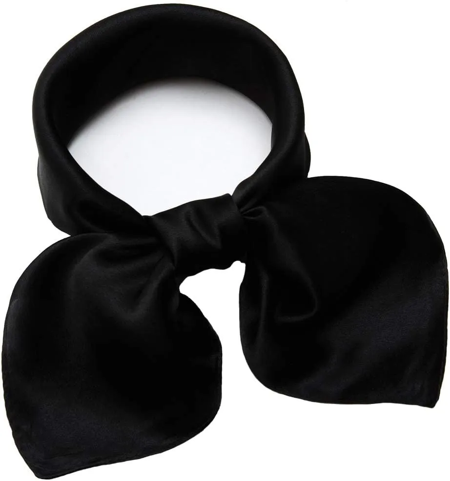 100% Mulberry Silk Scarf Square Hair Scarves Fashion Pattern Neck Scarfs for Women