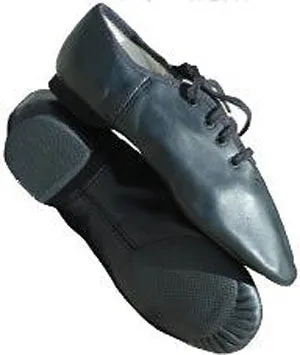 305 Black Split Sole Oxford Adult Jazz Shoes