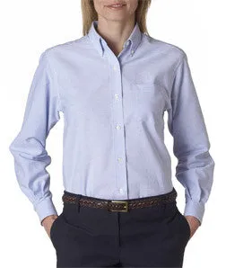 58800 Van Heusen Ladies' Classic Long-Sleeve Oxford Blue