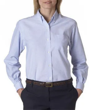 58800 Van Heusen Ladies' Classic Long-Sleeve Oxford Blue