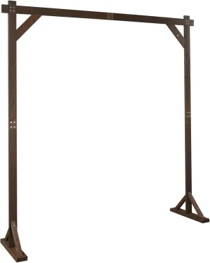 7.2FT Wooden Wedding Arch Stand Square Wood Arch Wedding Arbor for Ceremony Party Proposal Scene Garden Beach Forest Rustic Boho Decorations