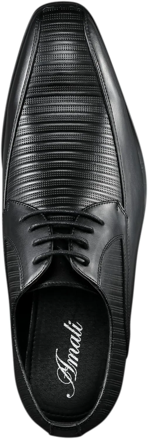 Amali Piedmont - Mens Dress Shoes - Oxford Shoes for Men - Tuxedo Shoes - Lace Up Mens Casual Dress Shoes