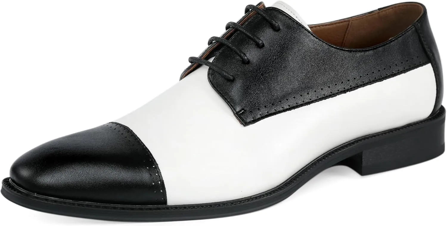 Amali Piedmont - Mens Dress Shoes - Oxford Shoes for Men - Tuxedo Shoes - Lace Up Mens Casual Dress Shoes