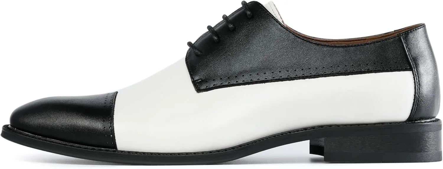 Amali Piedmont - Mens Dress Shoes - Oxford Shoes for Men - Tuxedo Shoes - Lace Up Mens Casual Dress Shoes