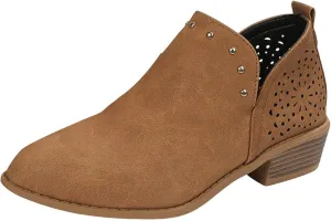 AMDBEL Fall Boots for Women 2024 Ankle Booties Low Heel Chelsea Boots Side Zipper Pointd Toe Fall Winter Short Boots Shoes