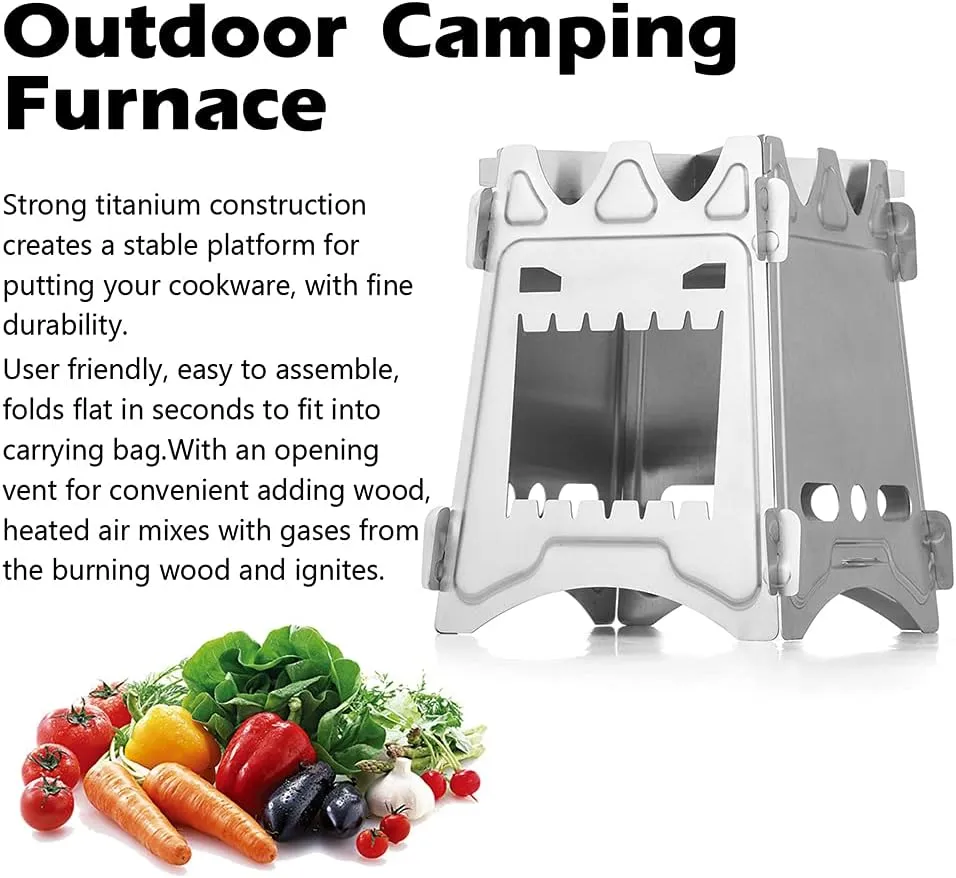 Assembled Oven Camping Barbecue Square Portable Stove Hot Plate Travel Cooking Stove Home Kitchen