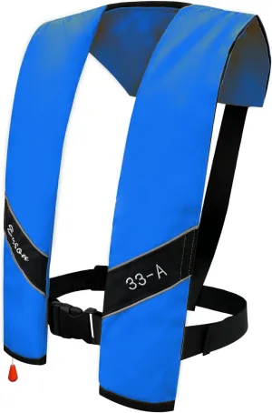 Automatic Inflatable Life Jacket|Life Vest for Adults|PFD Low Profile|Supports up to 330 lbs
