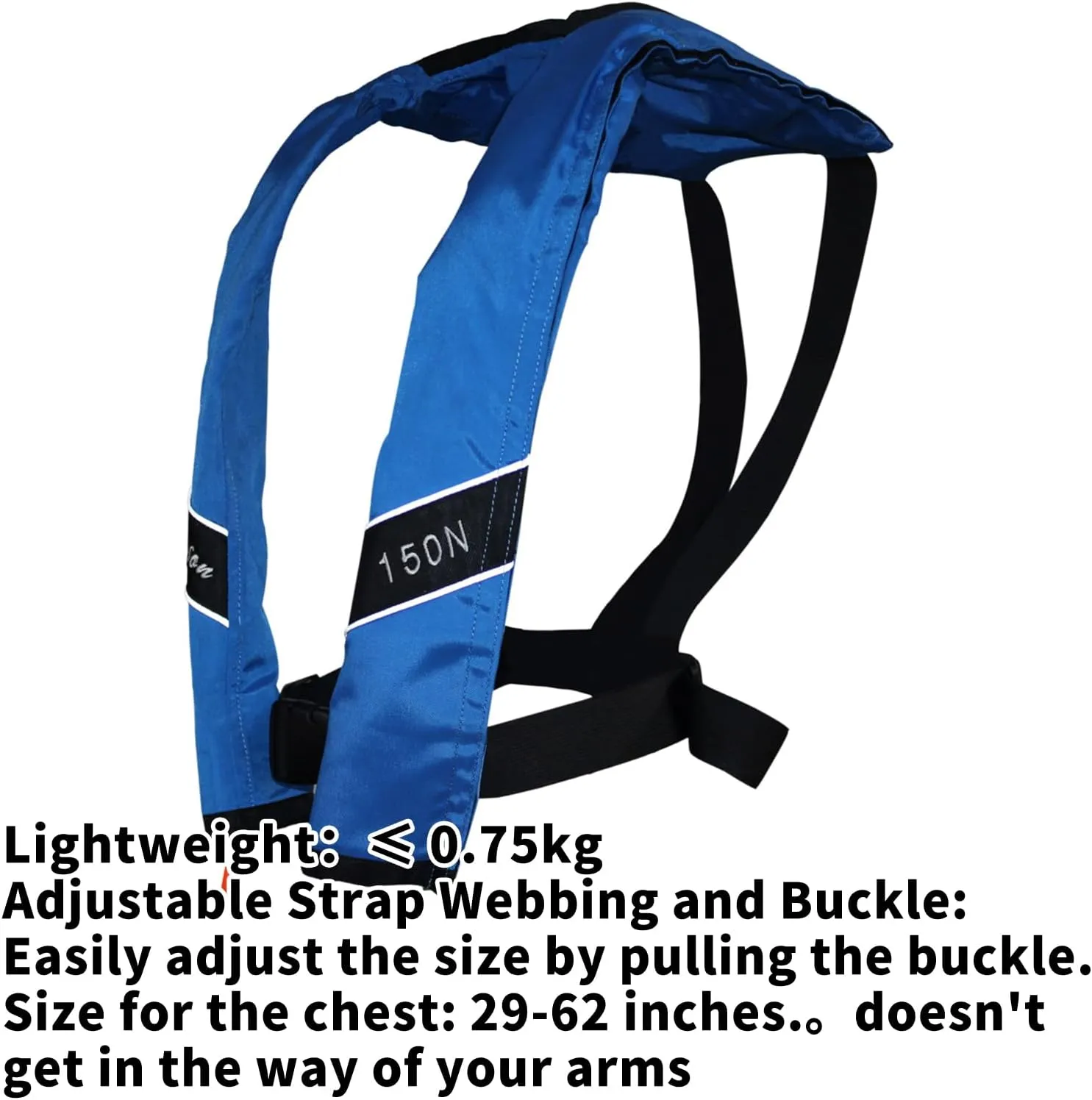 Automatic Inflatable Life Jacket|Life Vest for Adults|PFD Low Profile|Supports up to 330 lbs