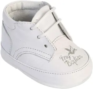 Avery Hill Boy's Leather High Top Lace-Up Baptism Special Occasion Shoes - Many Styles!