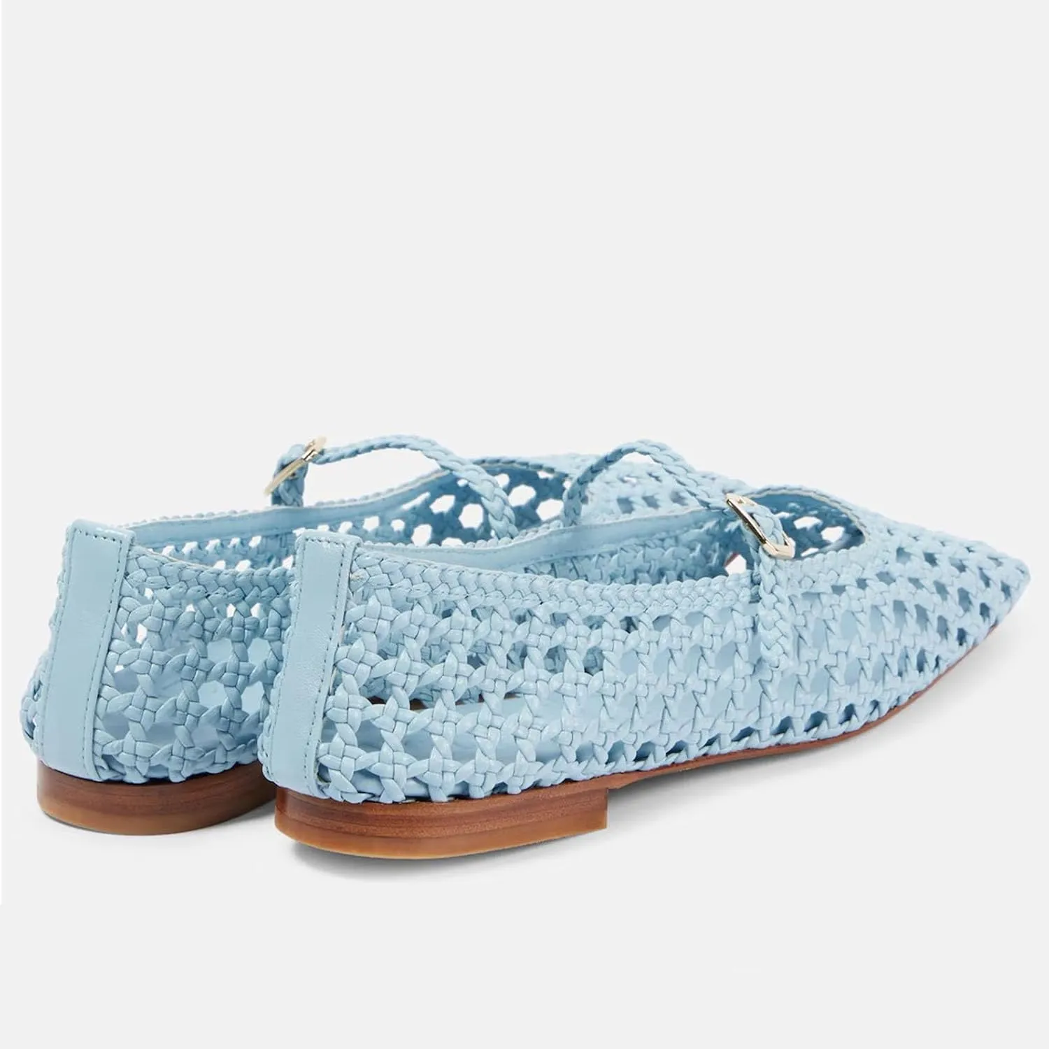 Ballet Flats Shoes for Women Square Toe Mary Jane Flats Shoes Buckle Strap Dress Casual Comfortable Ballerina Shoes