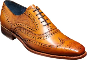 BARKER McClean Men's Handmade Leather Oxford Dress Shoes – Goodyear Welted, Full Leather Sole, Premium Calf Leather – Formal & Business Wear
