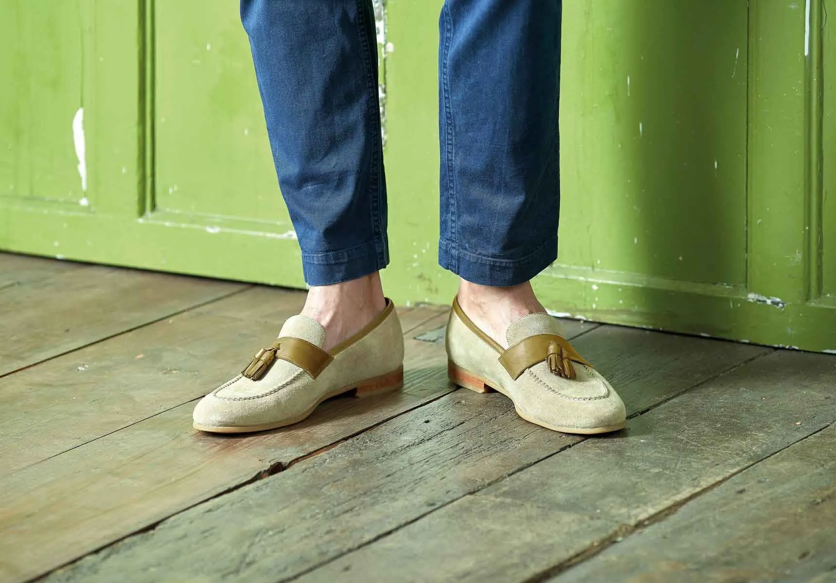 Barker Selby - Sand Suede