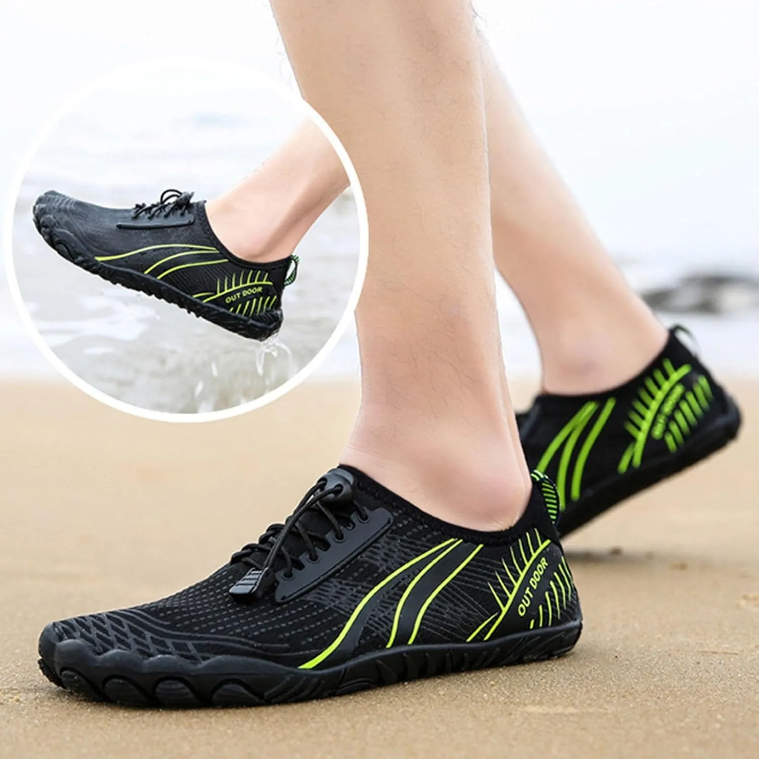 Beach Swim Water Shoes for Men Women Quick Dry Barefoot Aqua Pool Surf Hiking Kayaking Diving Yoga Lightweight Breathable