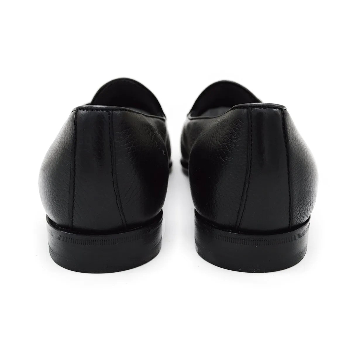 Berwick 1707 Tassel Belgian Loafer (4951) Black Deerskin