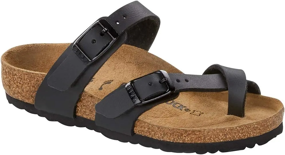 Birkenstock Girl's Mayari (Toddler/Little Kid/Big Kid) Black EU 26 (US 8-8.5 Toddler) Narrow