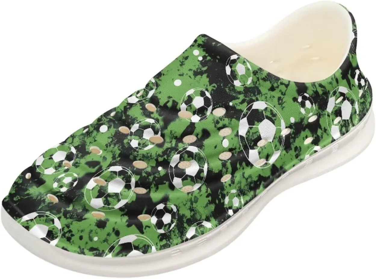 Boy Girls Water Shoes Cartoon Print Slip on Clogs Water Play Sneakers Sandal for Beach