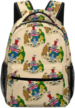 British Indian Ocean Territory Unisex Causal Backpack Lightweight Daypack Classic Shoulder Bag for Men Women Travel Work