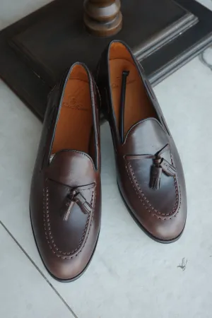 Brooks Brothers Fitzgerald Tassel Loafer - Brown
