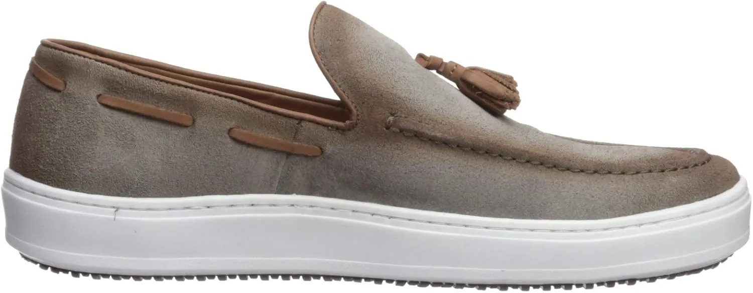 Brothers United Men's Leather Luxury Slip on Tassel Loafer