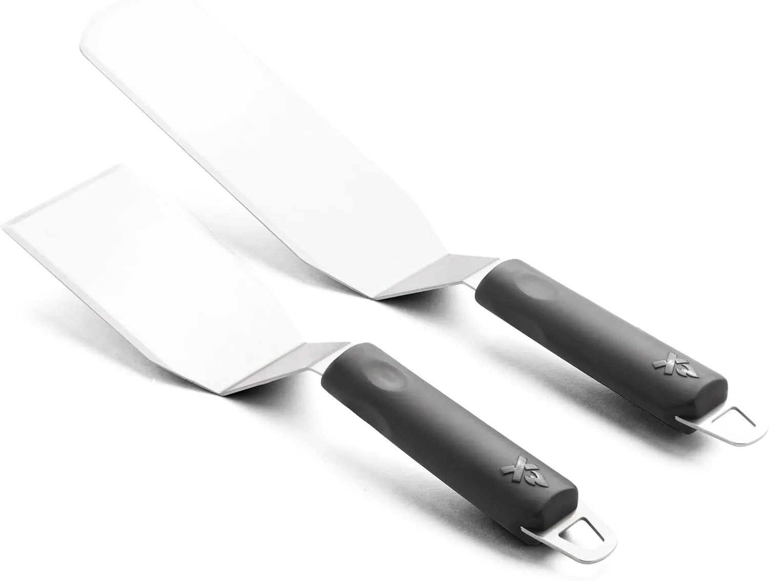 Camp Chef Spatula Set - Premium Griddle Spatulas - Large Rounded Spatula & Square Spatula - Flat-Top Grilling Accessories