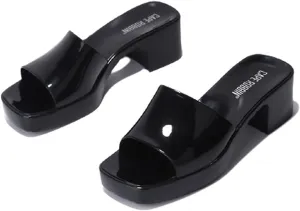 Cape Robbin Jelly Chunky Block Heel Sandals
