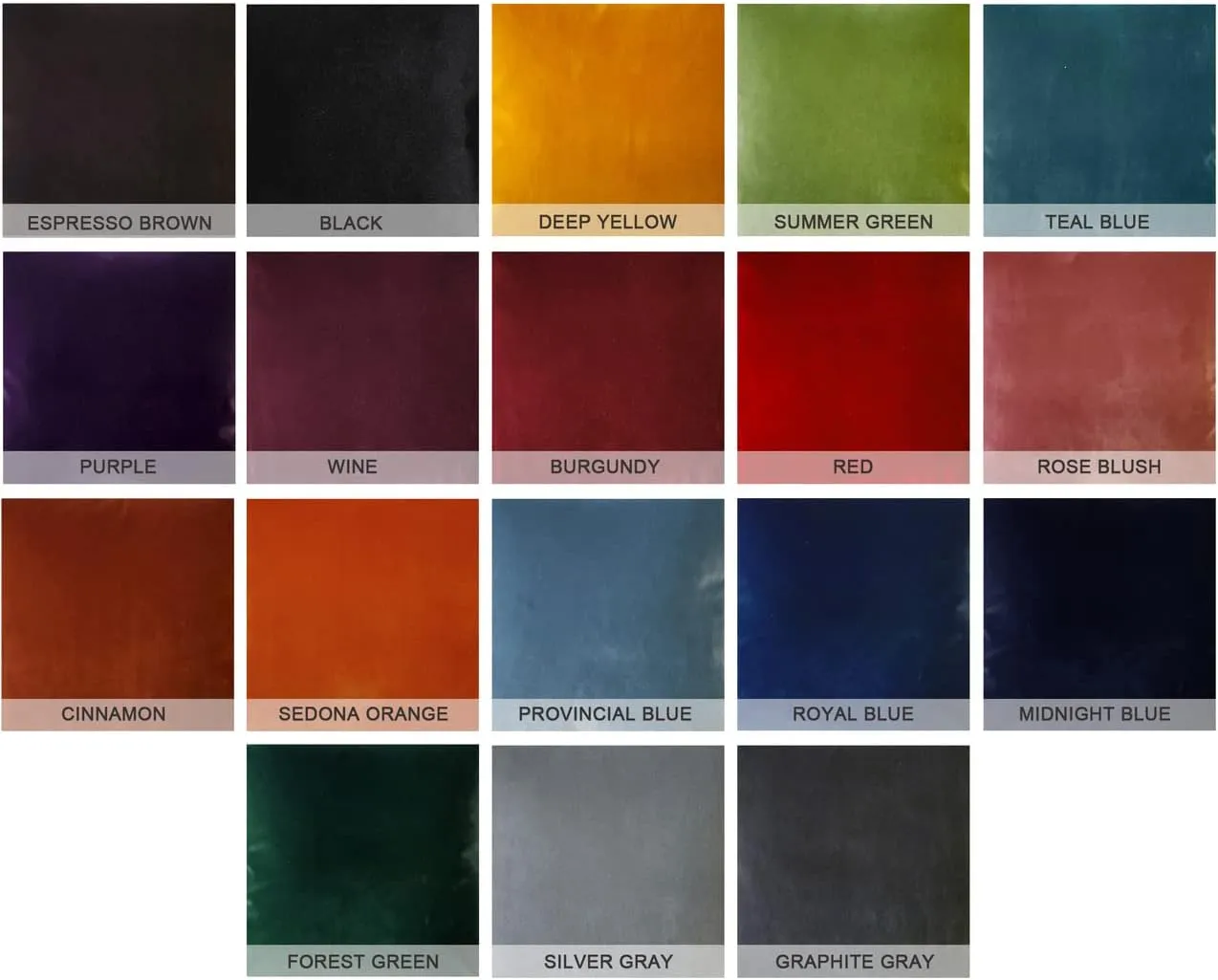 Castello Velvet Pillows, 17x17 Inch Square, Complete Pillow - Cover & Polyfill Pillow Insert (15  Colors) Black