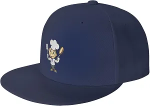 Chef with Spatula and Frying Pan Baseball Cap for Men Women Snapback Hat Trucker Flat Bill Caps Sun Hat