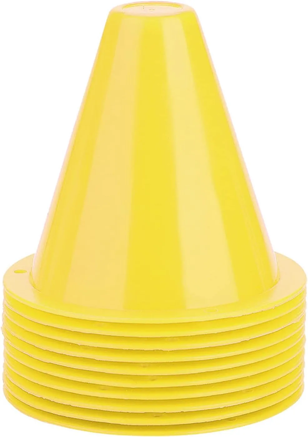 CHICIRIS 10pcs Soccer Cones with Stable Design for Marking and Controlling Football Training Sessions