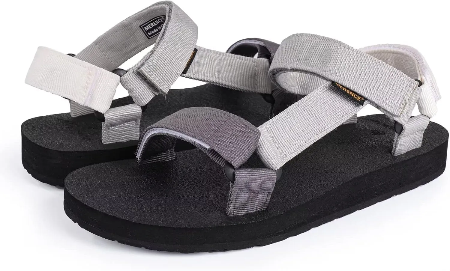 CIOR Men's Sport Sandals Hiking Sandals with Arch Support Yoga Mat Insole Outdoor Light Weight Water Shoes