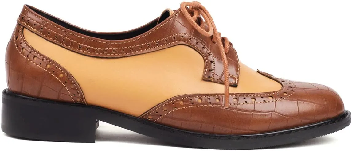 Ciuyurra Women Classic Lace up Oxford Shoes