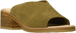 Clarks Womens Amara Mule Suede Slip-On Mule Sandals