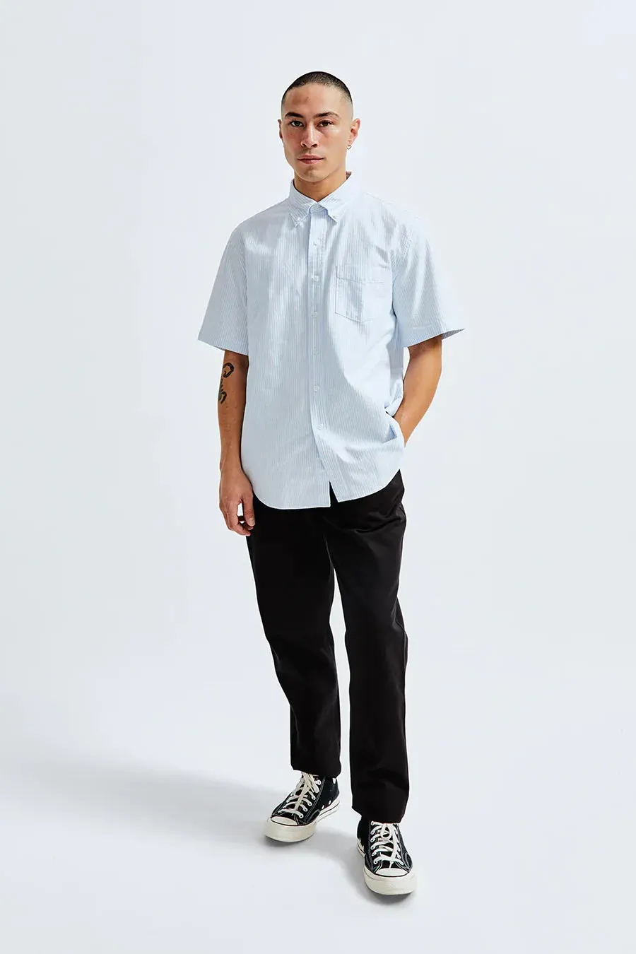 Cotton Oxford Windsor SS Shirt