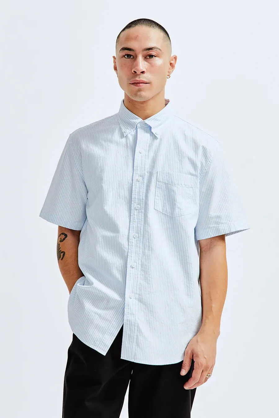 Cotton Oxford Windsor SS Shirt
