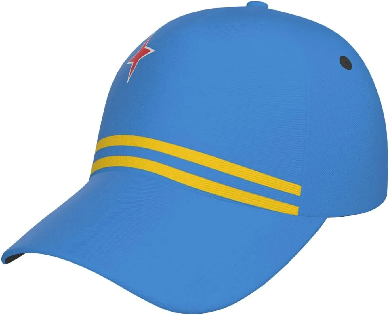 Cute Flag Baseball Hat Retro Flag Hats Women Men Packable Summer Travel Beach Sun Hat