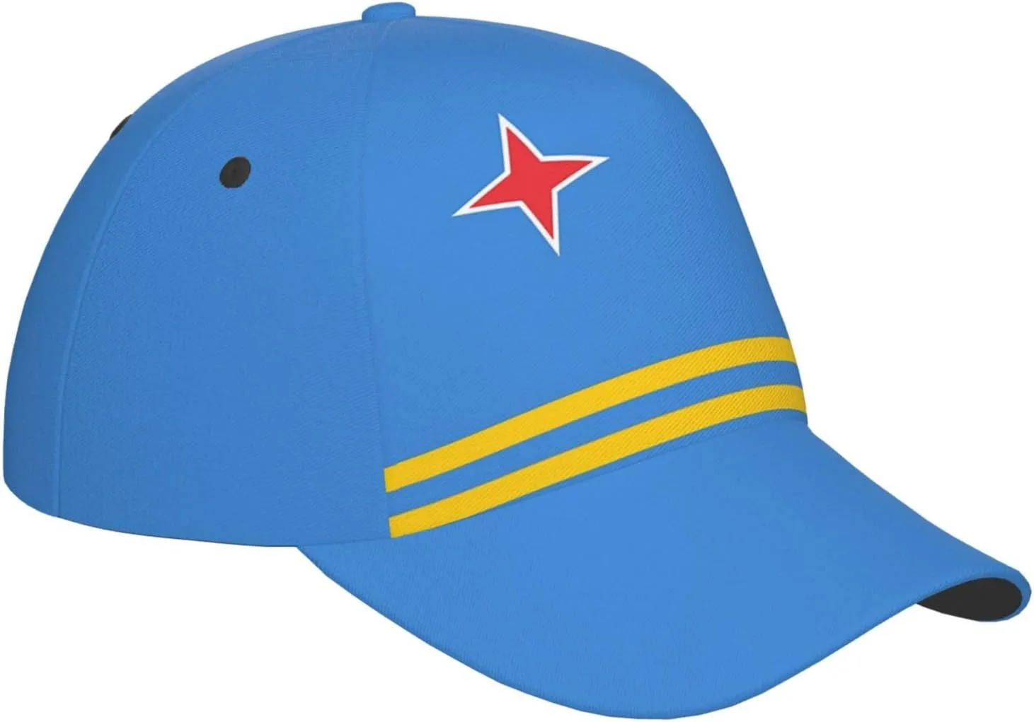 Cute Flag Baseball Hat Retro Flag Hats Women Men Packable Summer Travel Beach Sun Hat