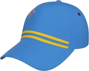 Cute Flag Baseball Hat Retro Flag Hats Women Men Packable Summer Travel Beach Sun Hat