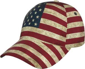 Cute Flag Baseball Hat Retro Flag Hats Women Men Packable Summer Travel Beach Sun Hat