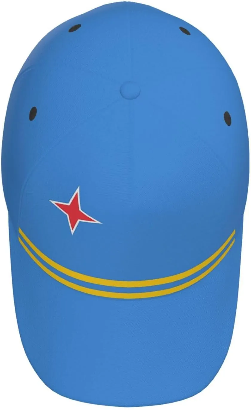 Cute Flag Baseball Hat Retro Flag Hats Women Men Packable Summer Travel Beach Sun Hat
