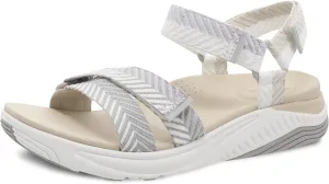 Dansko Racquel Fully Adjustable Sport Sandal for Women – Lightweight EVA Midsole and Rubber Outsole – Natural Arch Technology for Added Support – Hook and Loop Closures