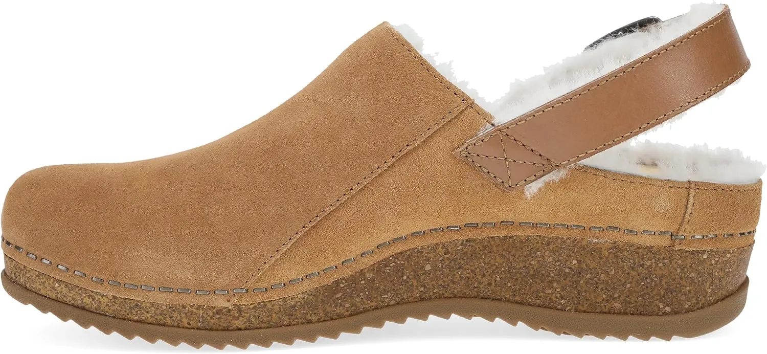 Dansko Women's Merrin Sling-Back Mule Clog-Dual Density Cork/EVA Midsole and Lightweight Rubber Outsole Provide Durable and Comfortable Ride on Patented Stapled Construction