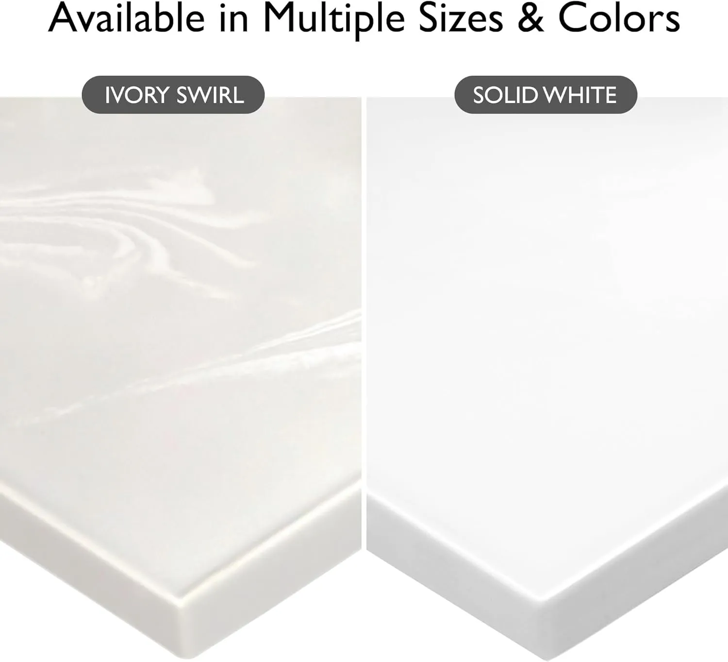 Design House 31 Inch Cultured Marble Vanity Top with Integrated Sink and Backsplash, White, Improved Package, 586198