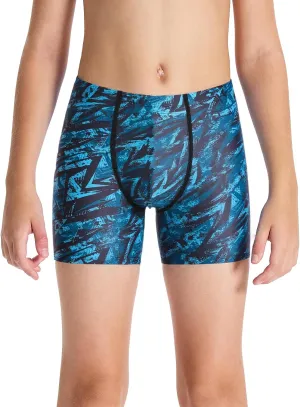 DEVOROPA Youth Boys Swim Shorts Square Leg Swimsuit Nylon Swimming Boxer Brief UPF 50 