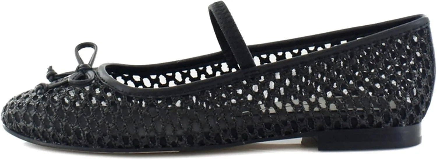 Dolce Vita Women's Carin Raffia Ballet Flat