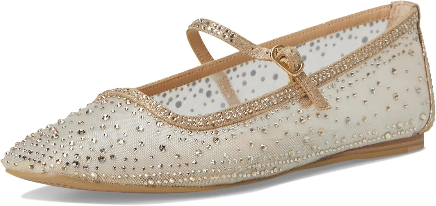 Dolce Vita Women's Reyes Crystal Ballet Flat