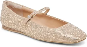 DOLCE VITA Women's Reyes Crystal Ballet Flat