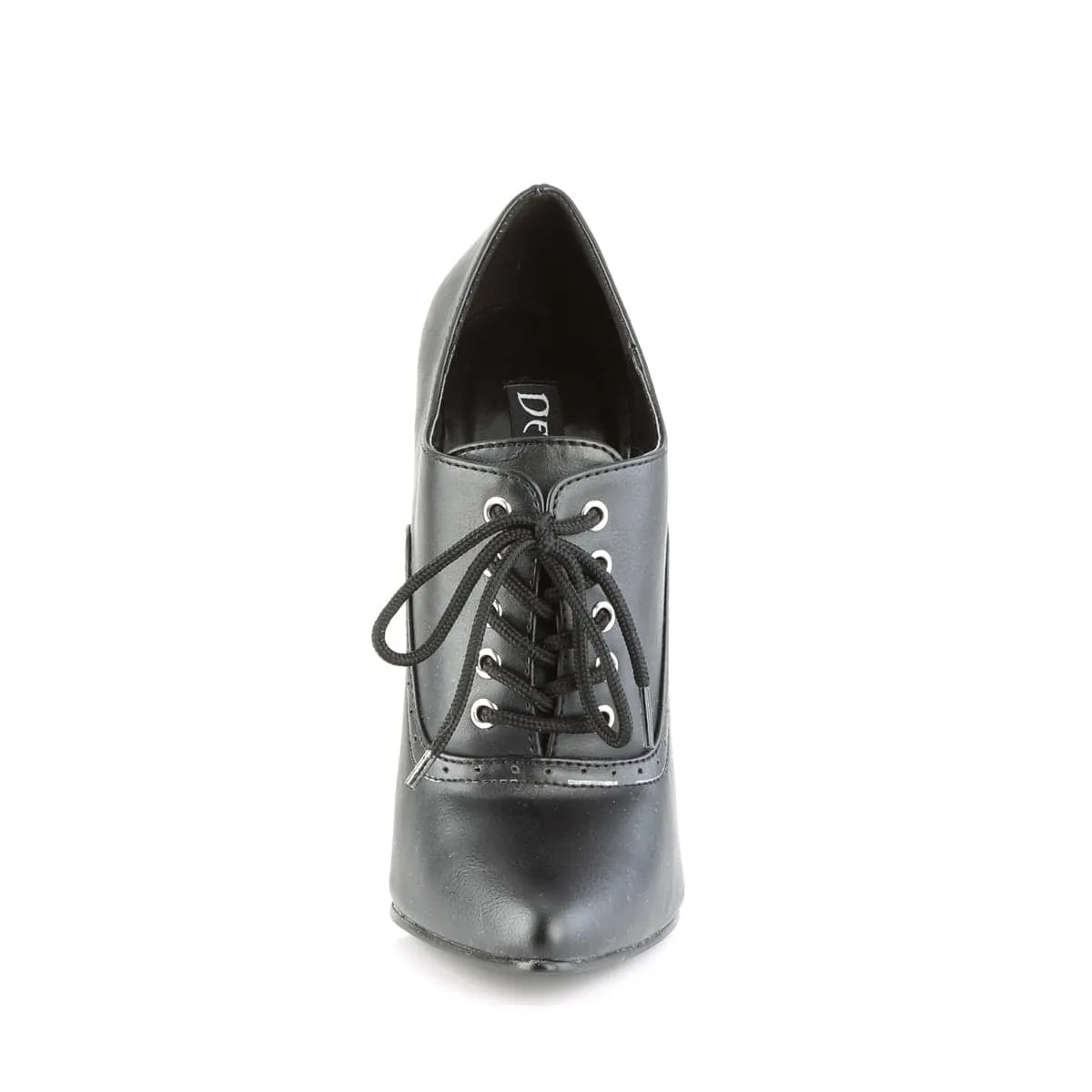 DOMINA-460 Black Faux Leather