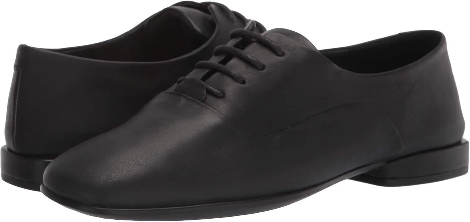 ECCO Women's Anine Square Toe Tie Ballet Flat