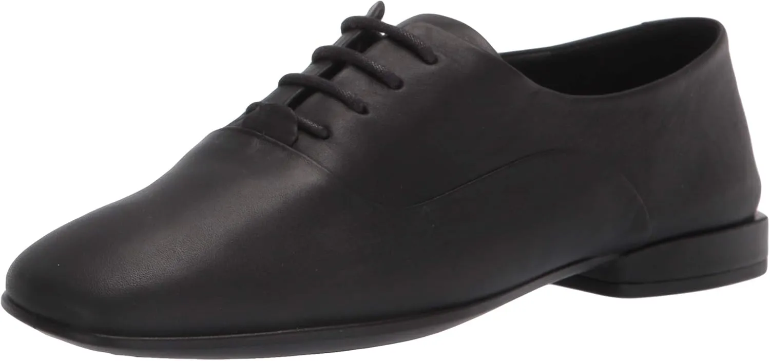 ECCO Women's Anine Square Toe Tie Ballet Flat