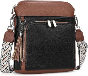 FALAN MULE Crossbody Bags for Women Trendy Soft Leather Hobo Purses Shoulder Handbags With Tassel