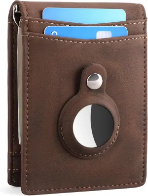 FALAN MULE Wallets for Men RFID Blocking Genuine Leather Bifold Minimalist Front Pocket Mens Wallet